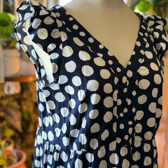 Loft polka Dot Cotton dress - Picture 2 of 7